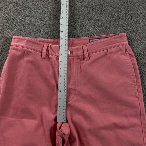 Vineyard Vines Pants Men's 32 x 30 Cotton Twill Salmon Pink Chinos Khakis - Picture 8 of 11